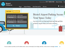 Tablet Screenshot of bristolparking.com